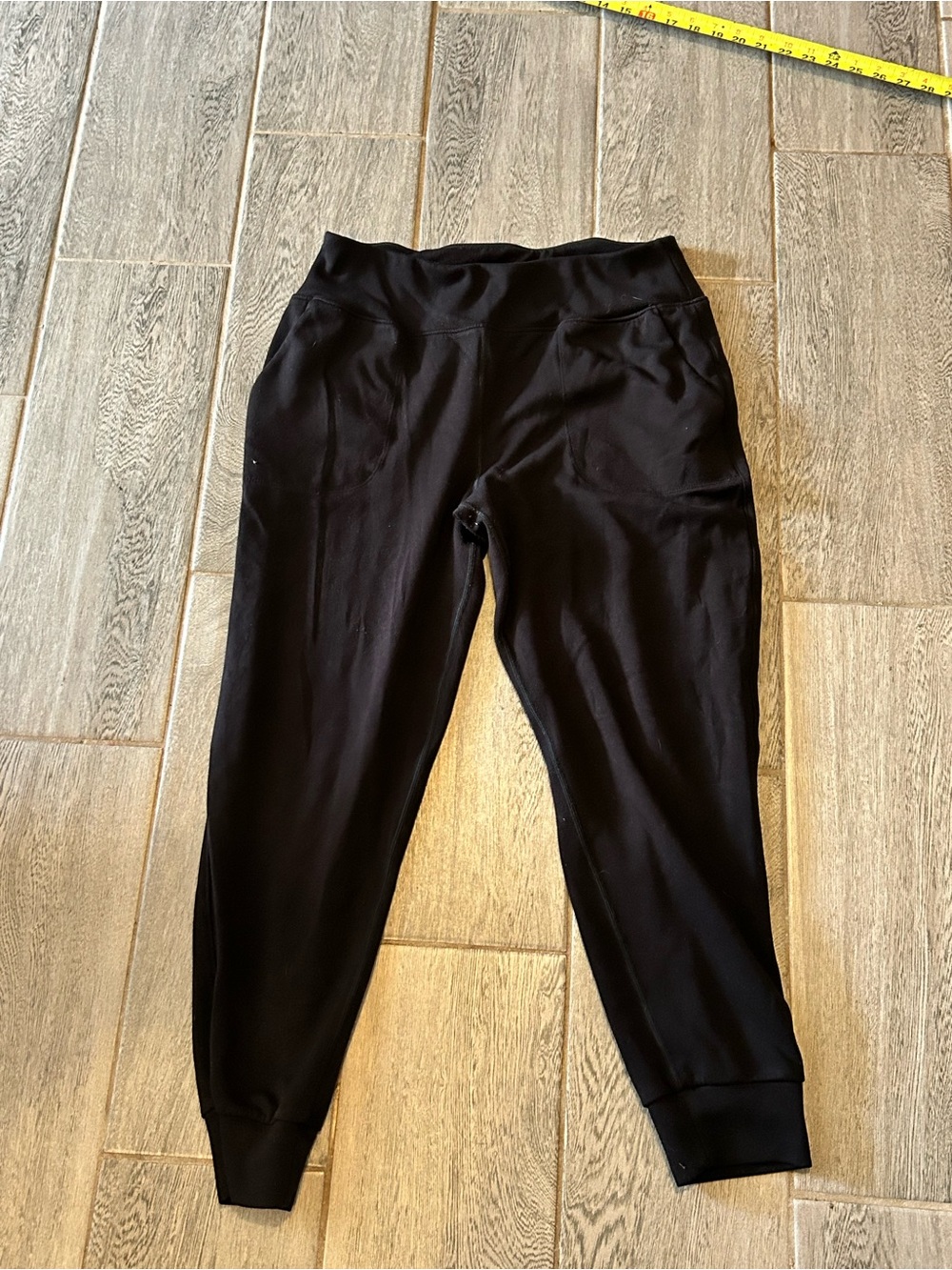 SAGE Black Womens Jogger Pants- size large
